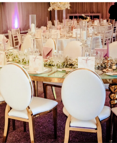 Luxury curved S tables